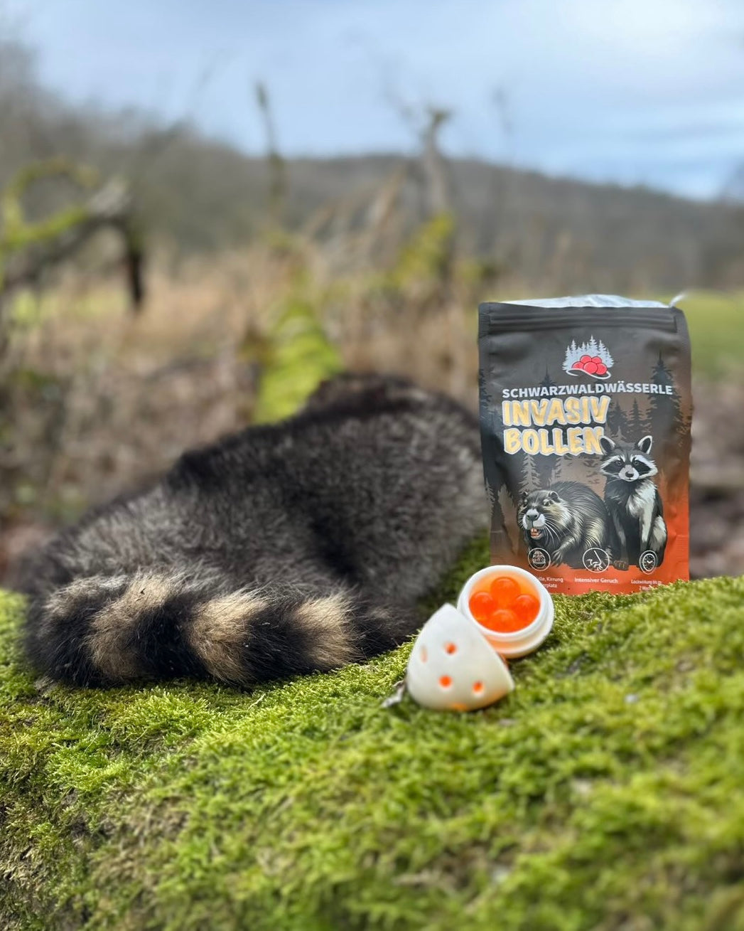 Invasiv Boules – Appât pour ratons laveurs et rats musqués