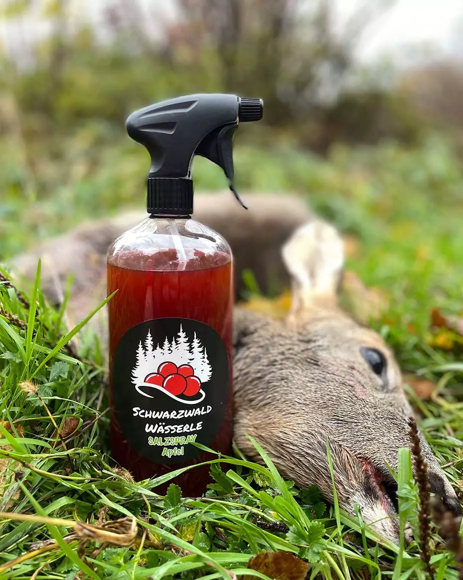 Recharge - Spray de sel à la pomme - Appât pour sangliers, chevreuils, cerfs et daims.